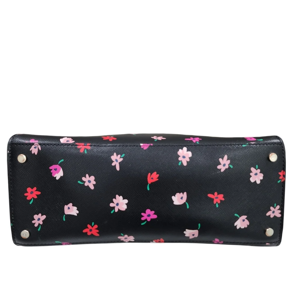 KATE SPADE DITSY BUD SATCHEL WITH MATCHING CREDIT CARD HOLDER